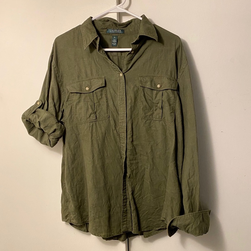 Ralph Lauren Linen Button Down